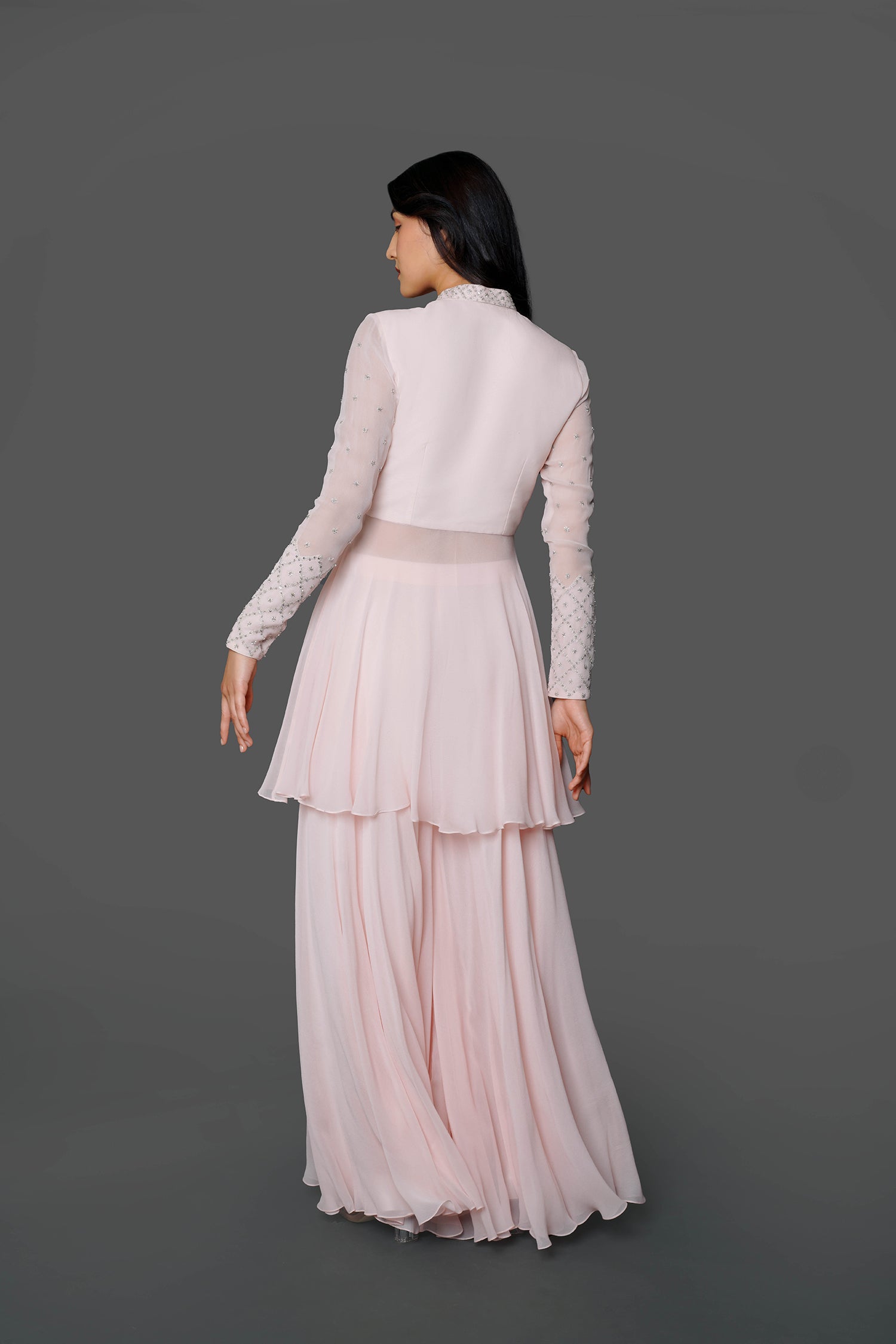 Baby Pink Garara Set