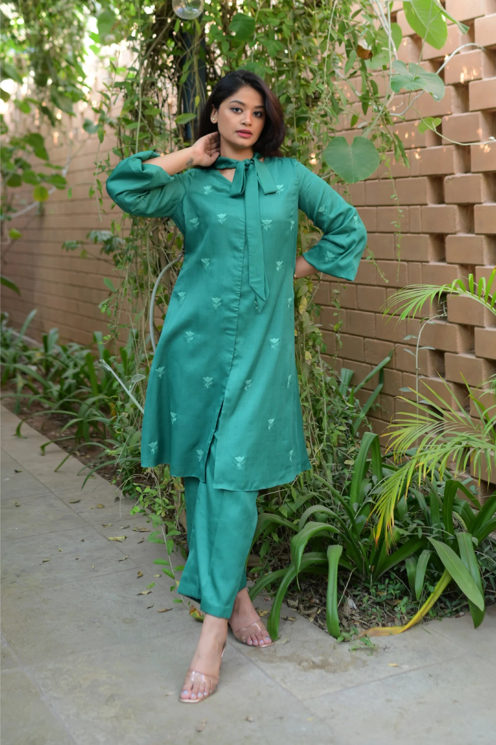 Orchid Bow Co-Ord Set