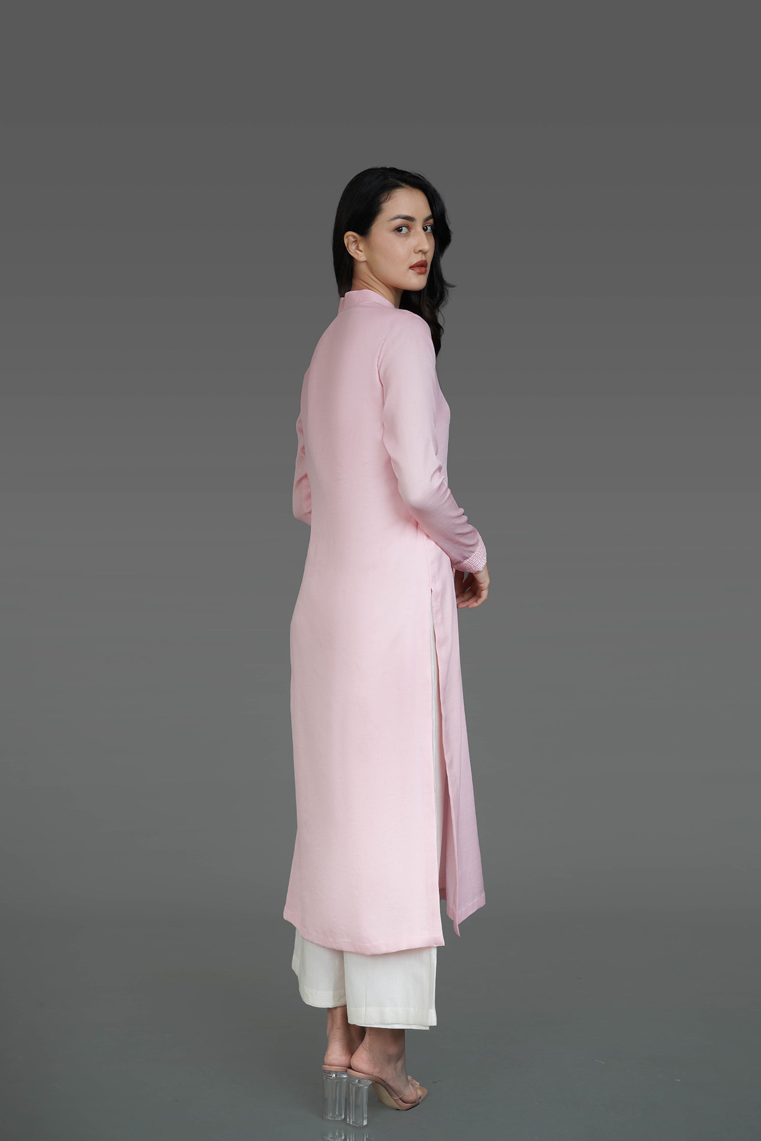 Candy Pink Long Kurti