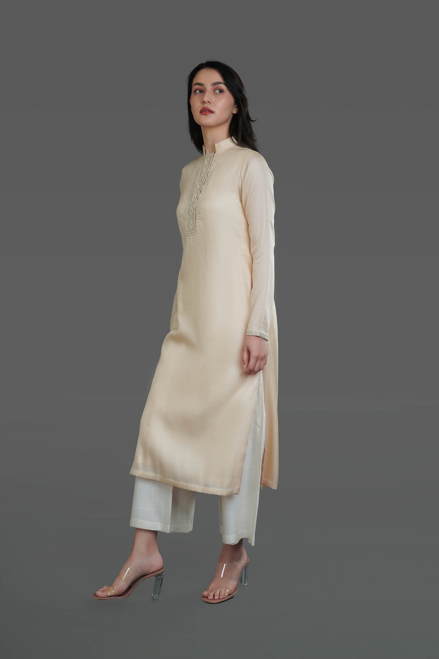Champagne Long Kurti