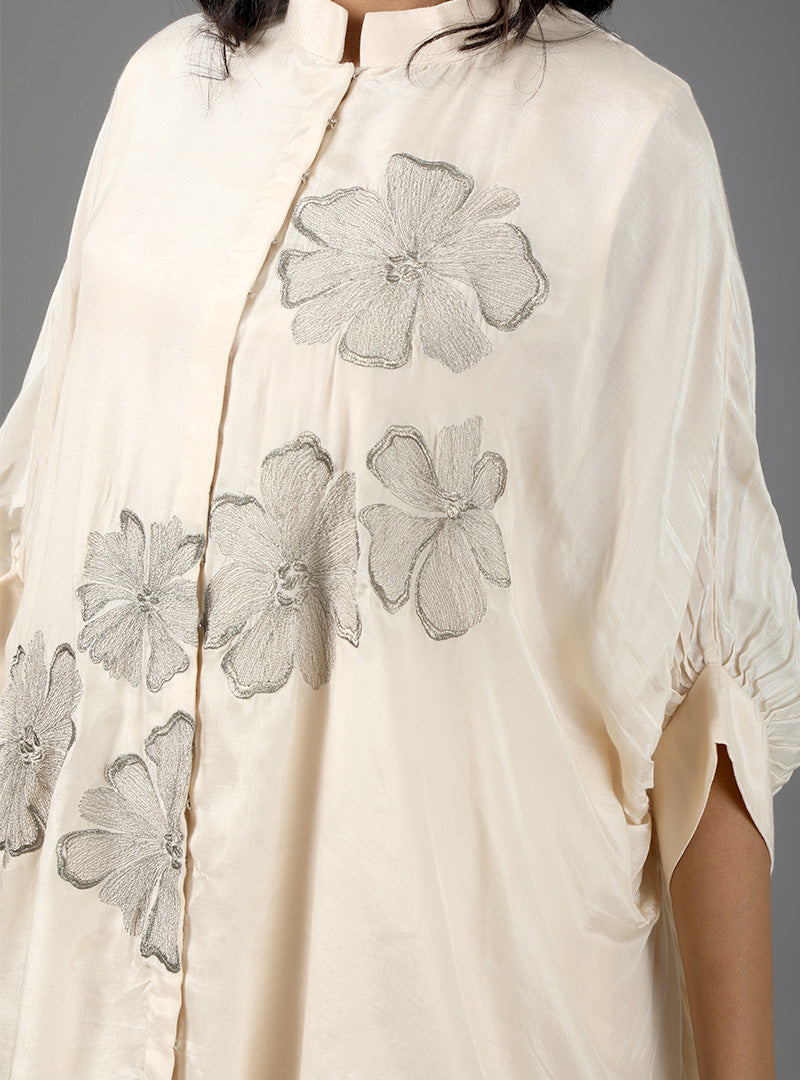SILK KAFTAN TOP