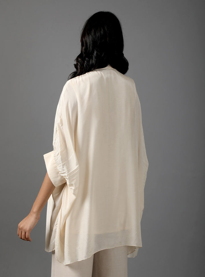 SILK KAFTAN TOP