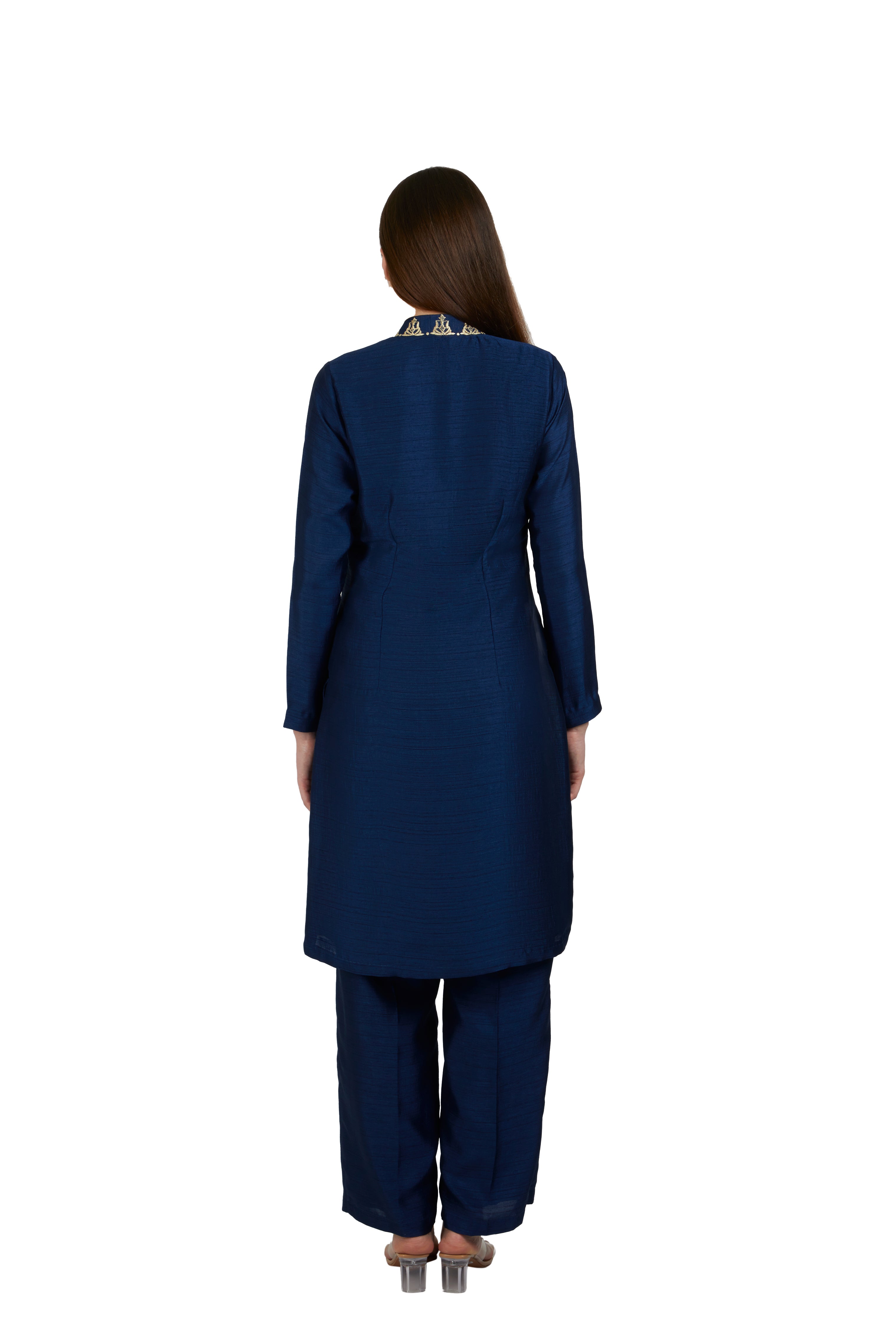 Brinda Kurti Set Blue