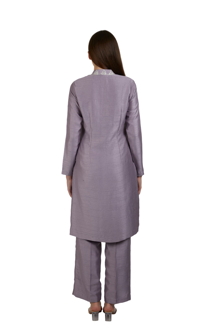 Brinda Kurti Set Lavender