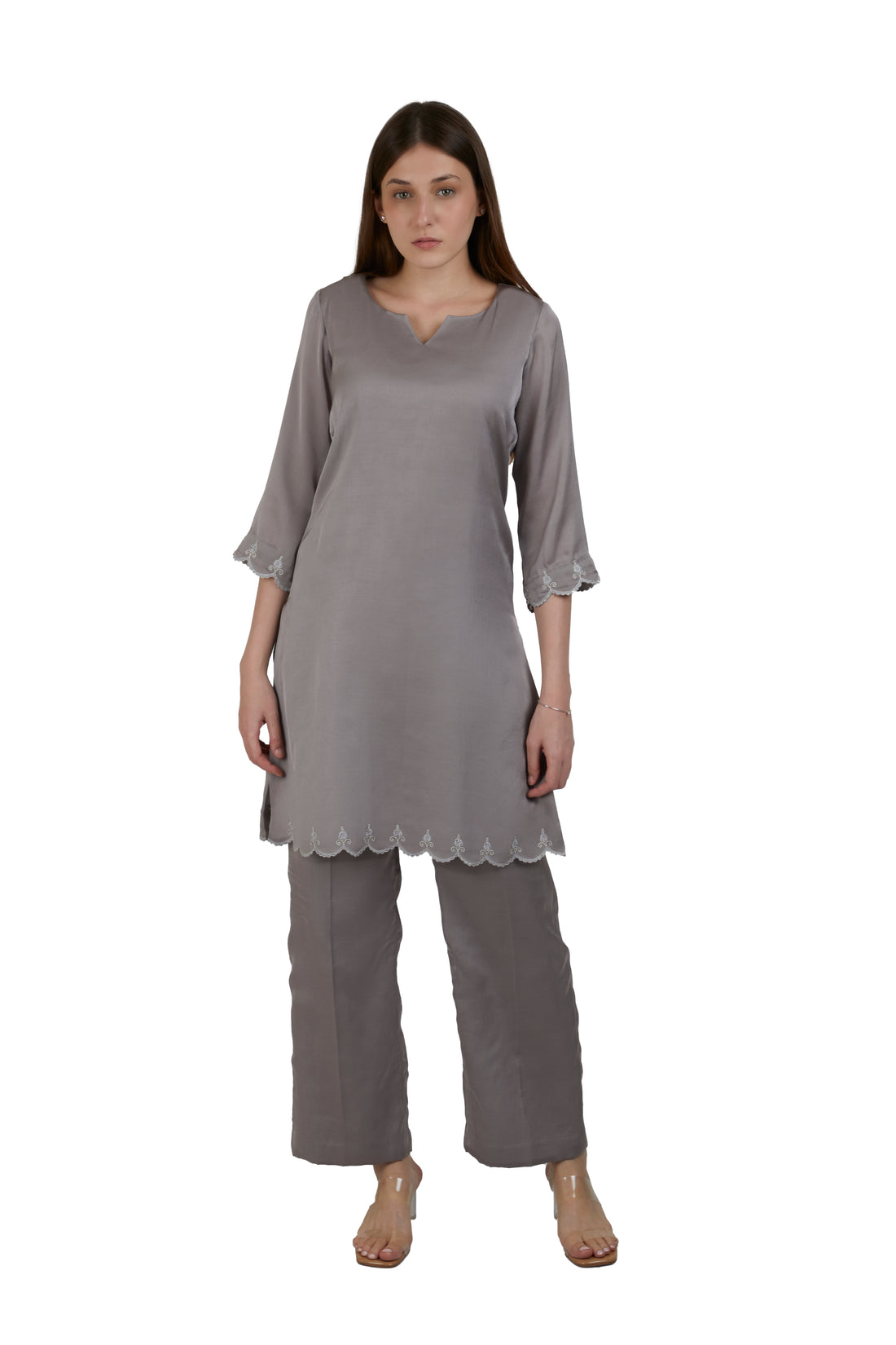 Aashna Co-Ord Set Grey