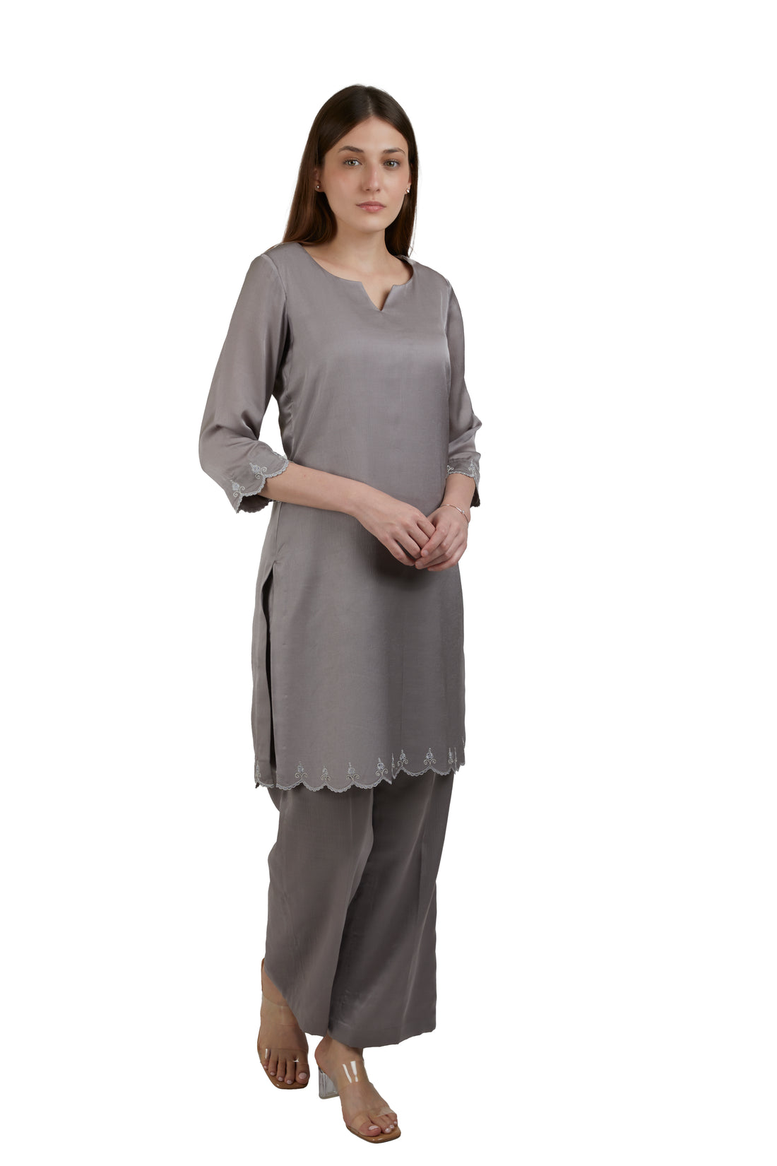 Aashna Co-Ord Set Grey