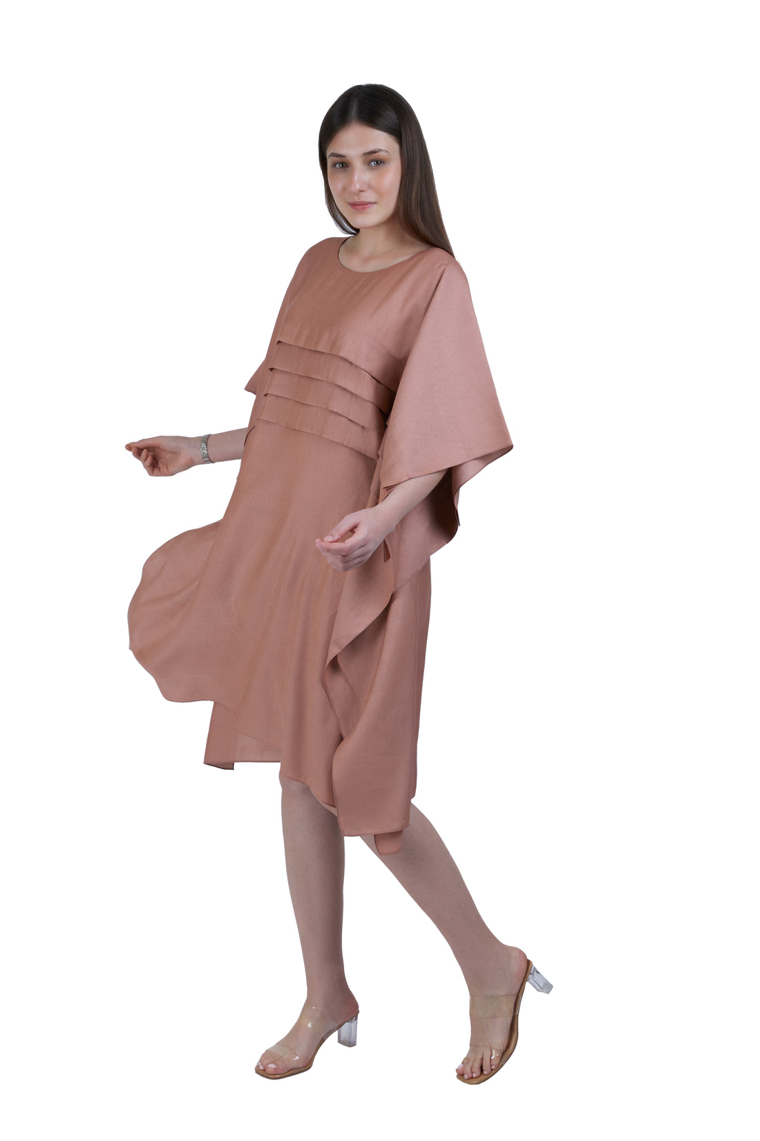 Luna kaftan Peach Brown