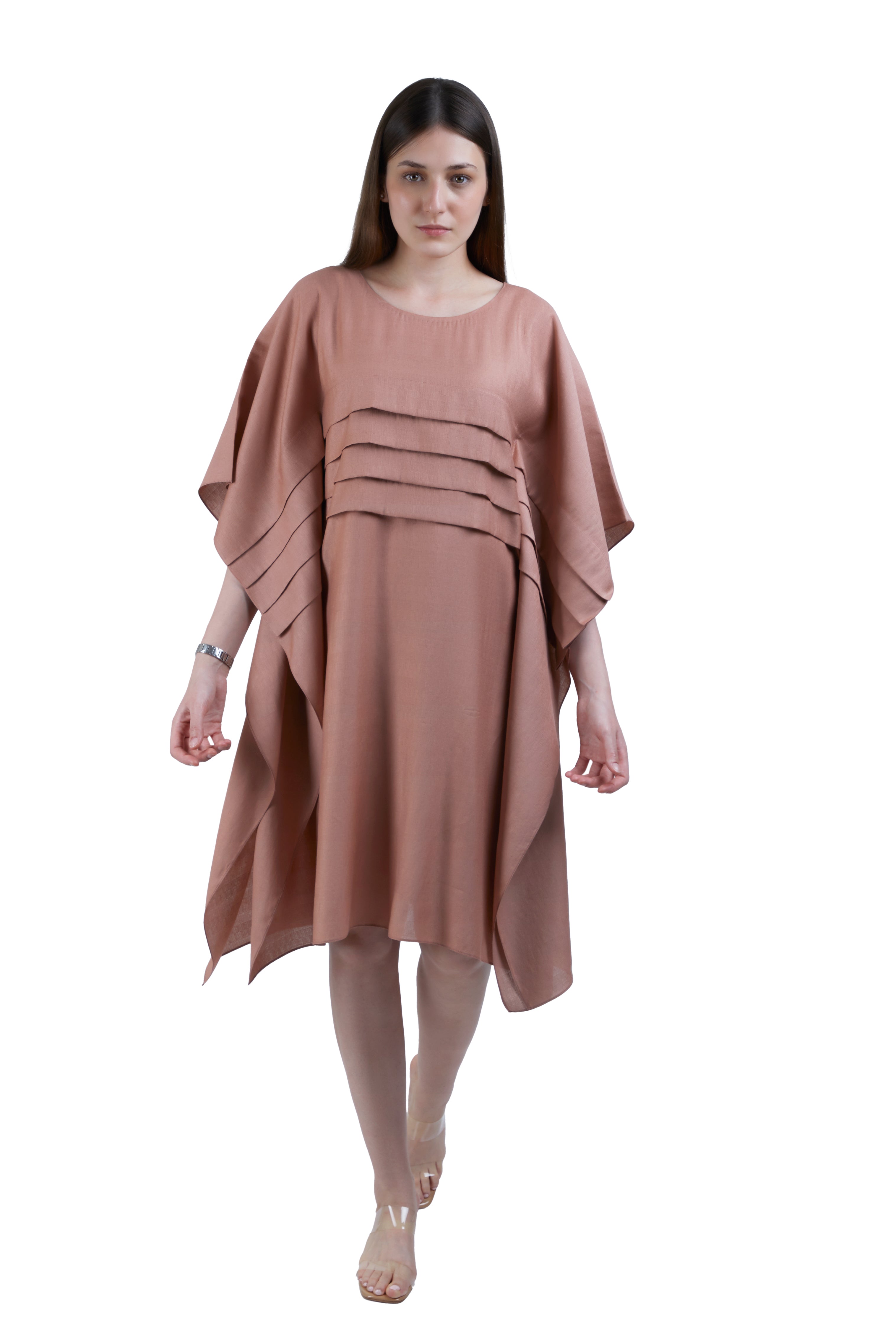 Luna kaftan Peach Brown