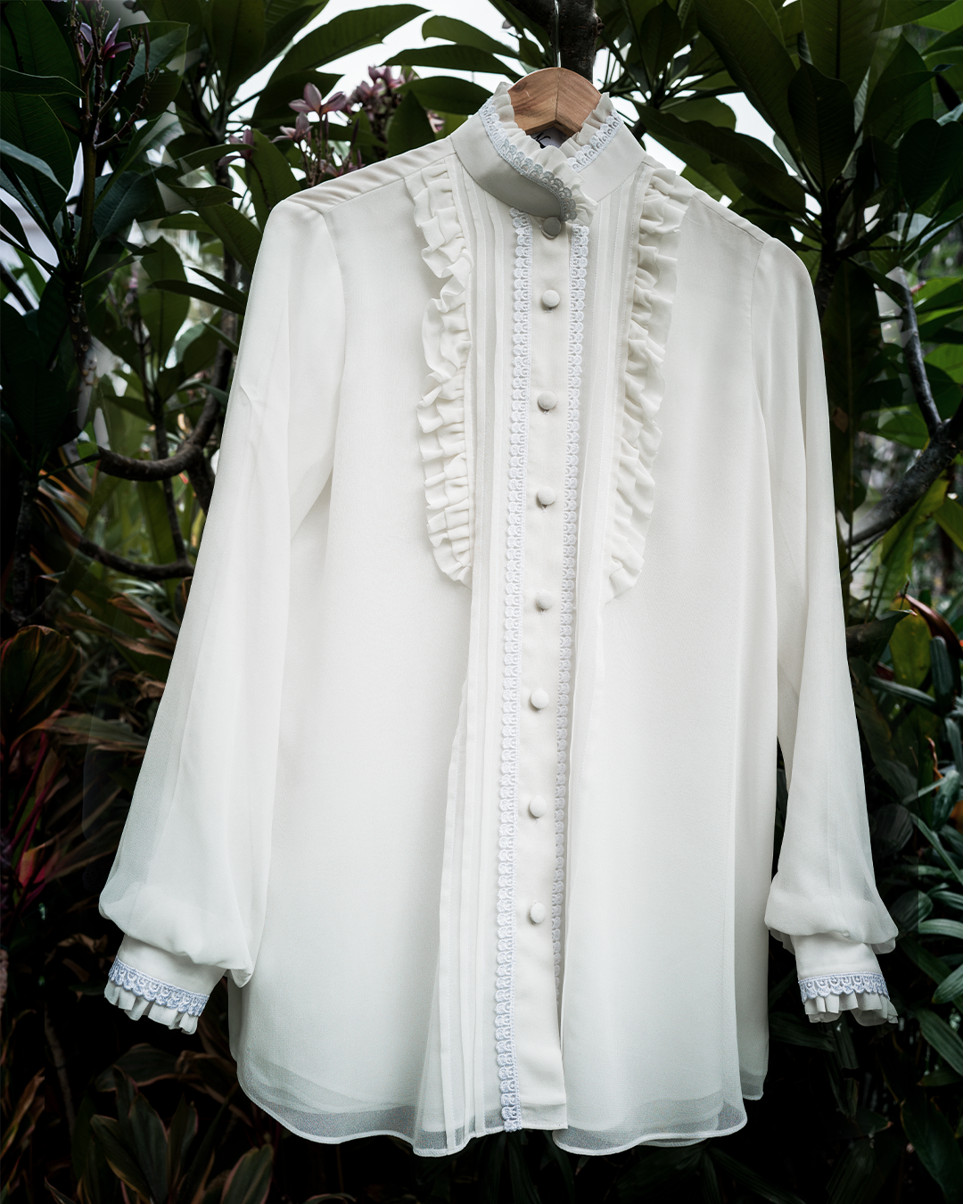 Vintage Ruffle Shirt