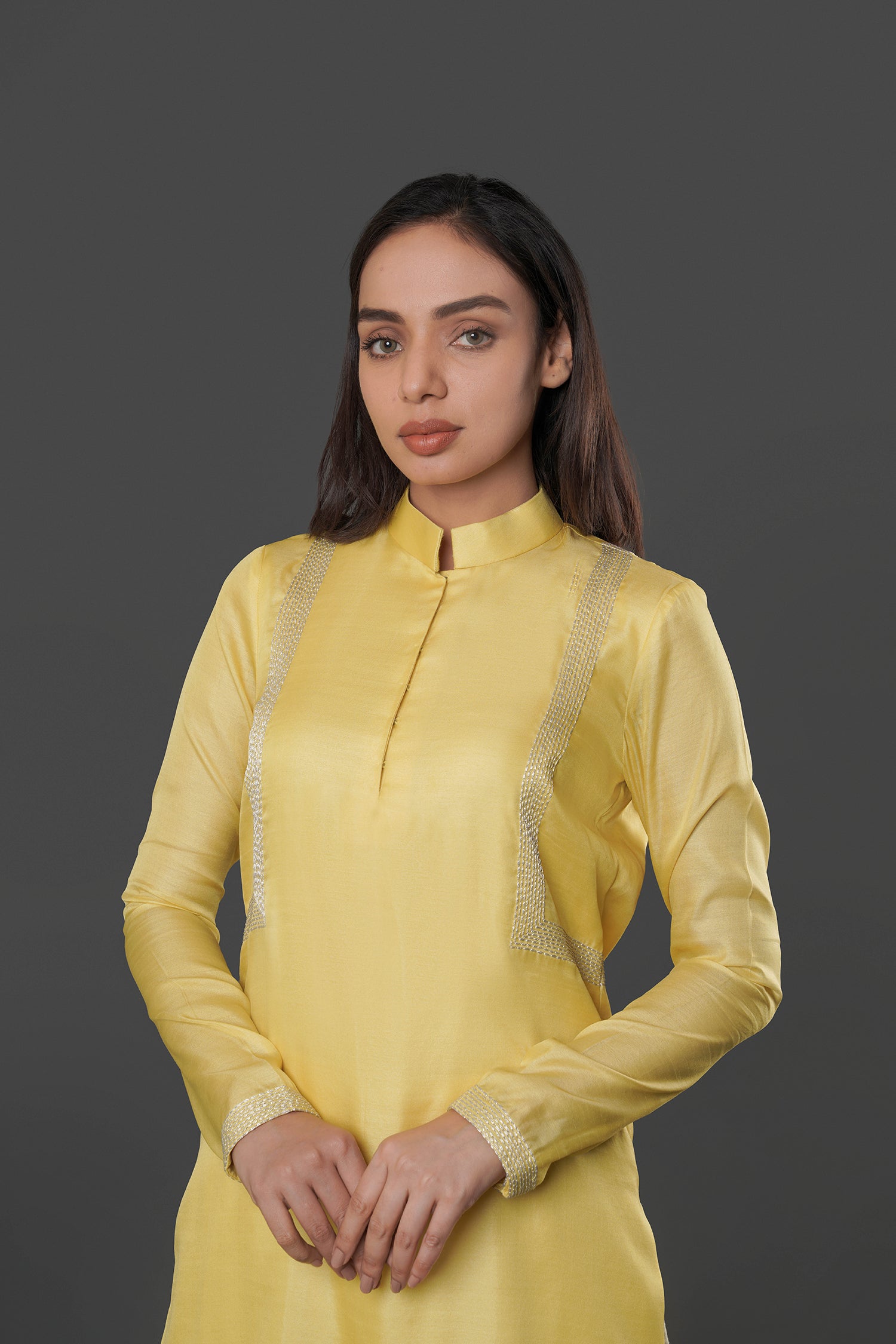 Yellow Long Kurti