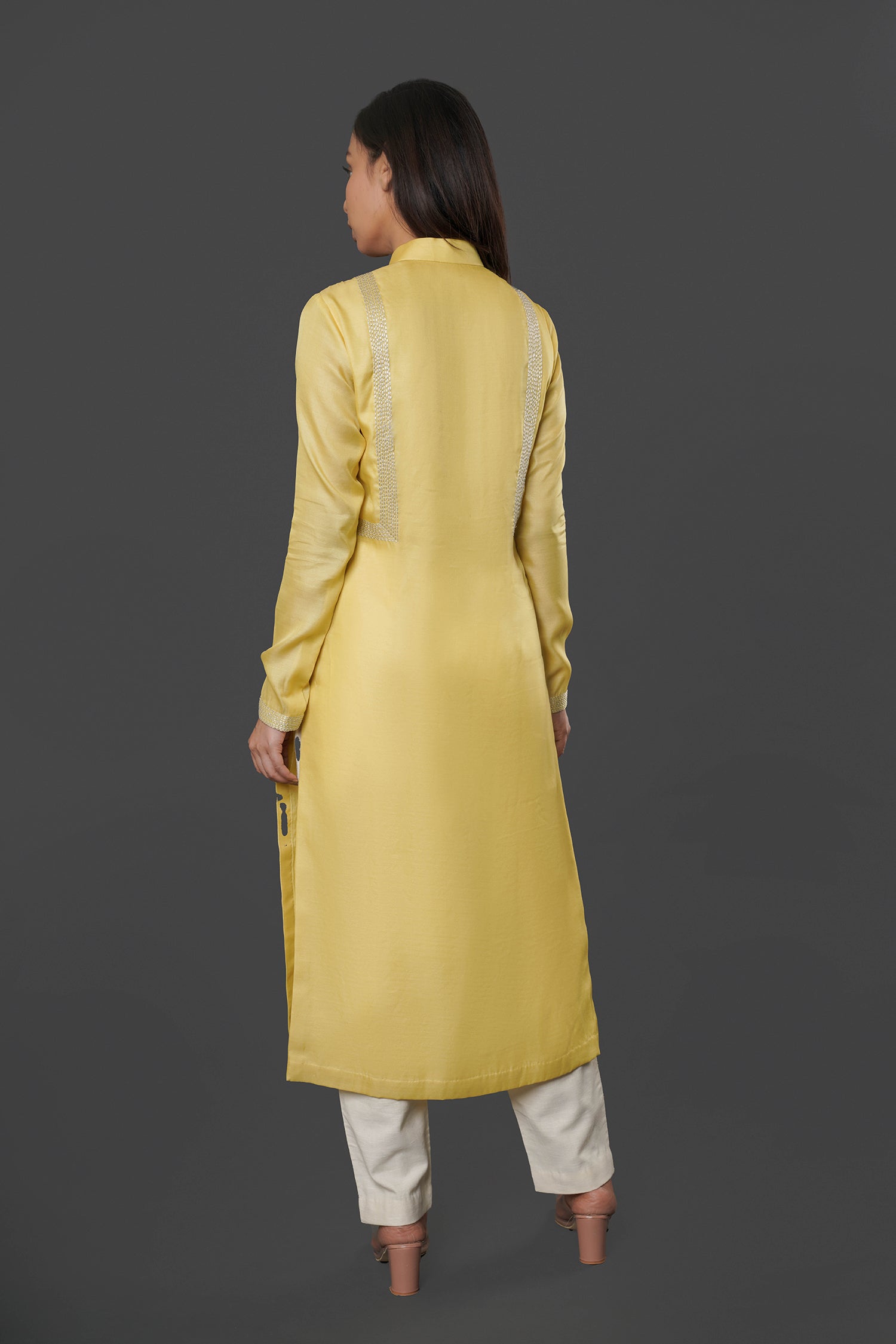 Yellow Long Kurti