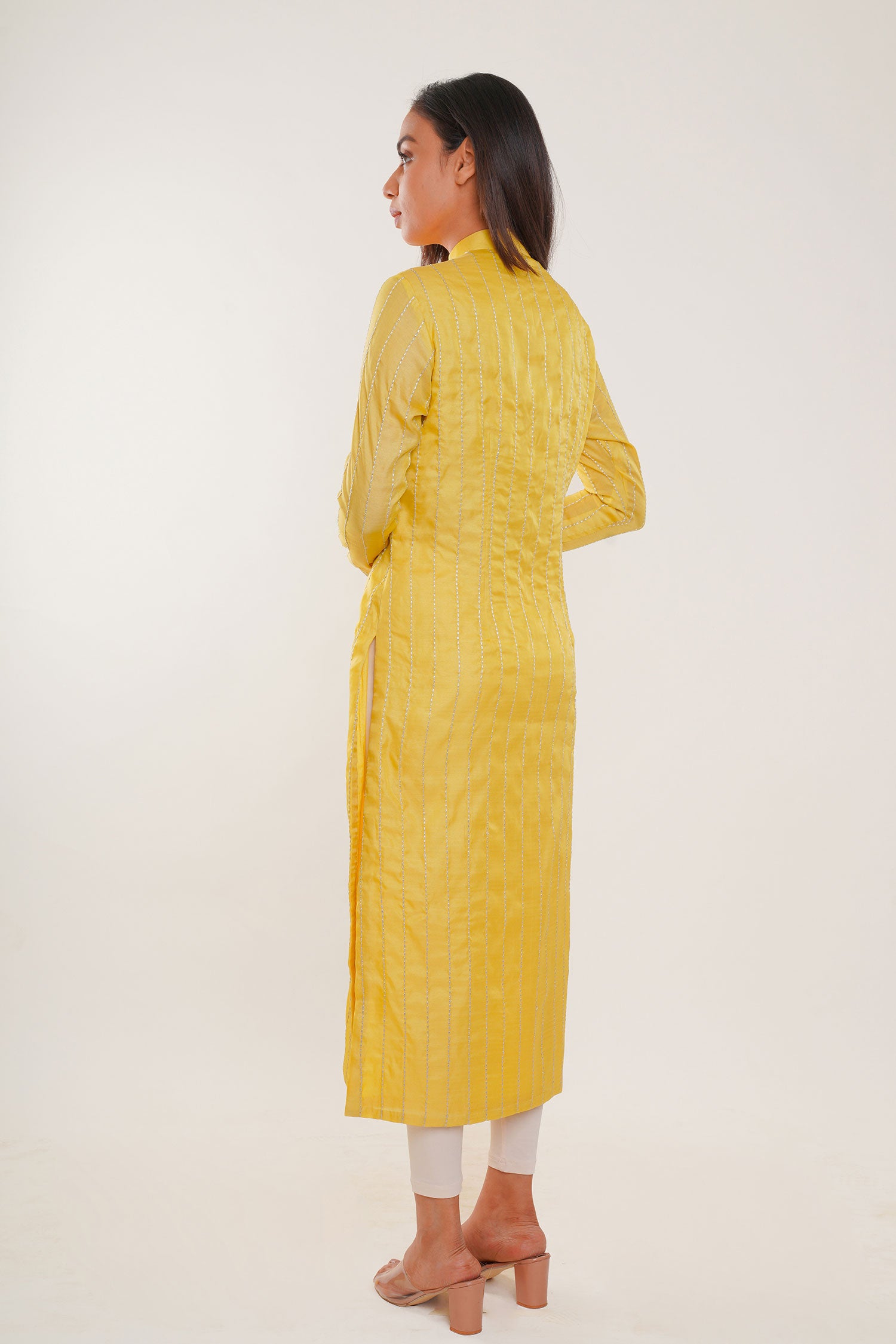 Yellow Long Kurti