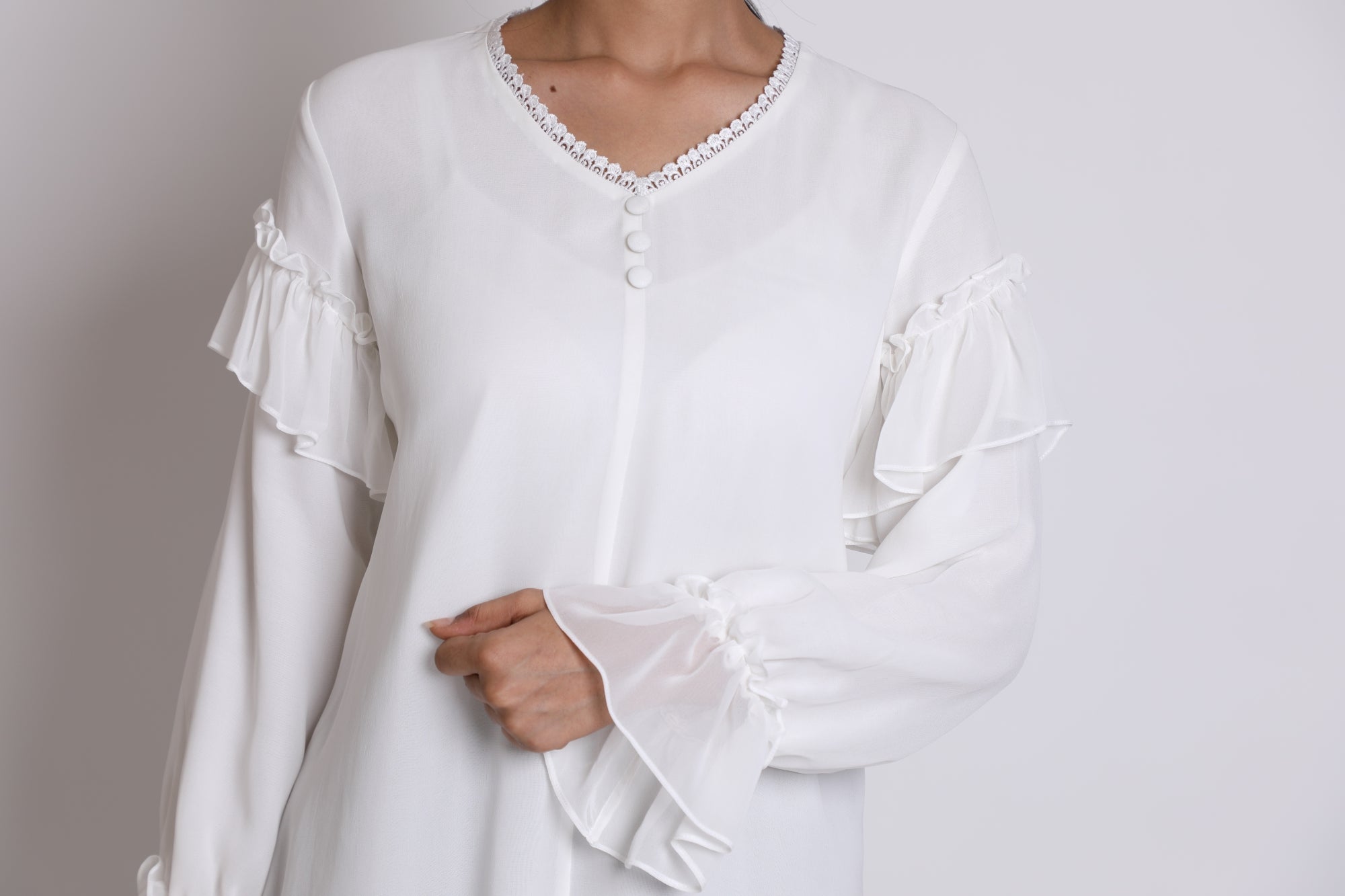 Angelina Ruffle Top