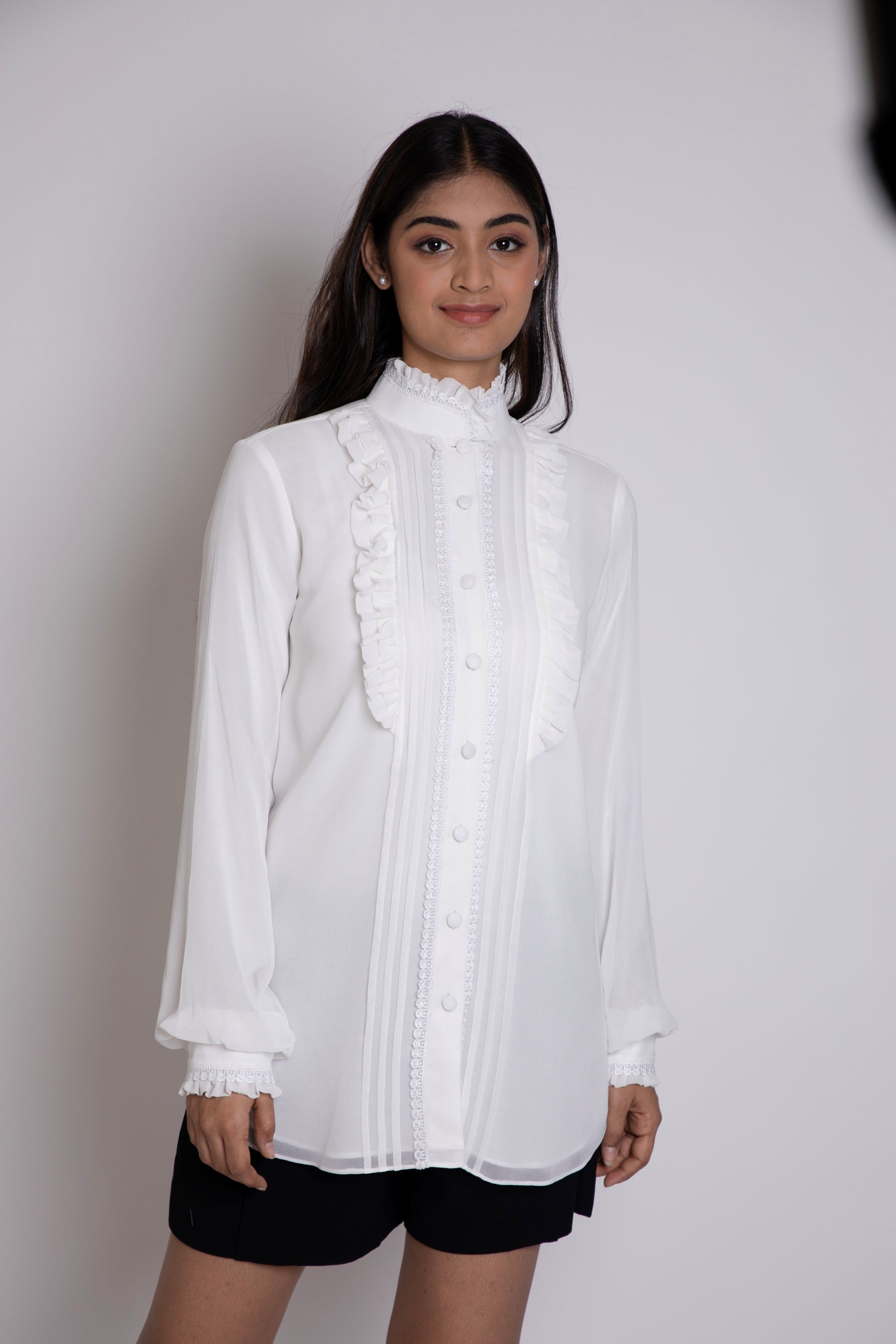 Vintage Ruffle Shirt