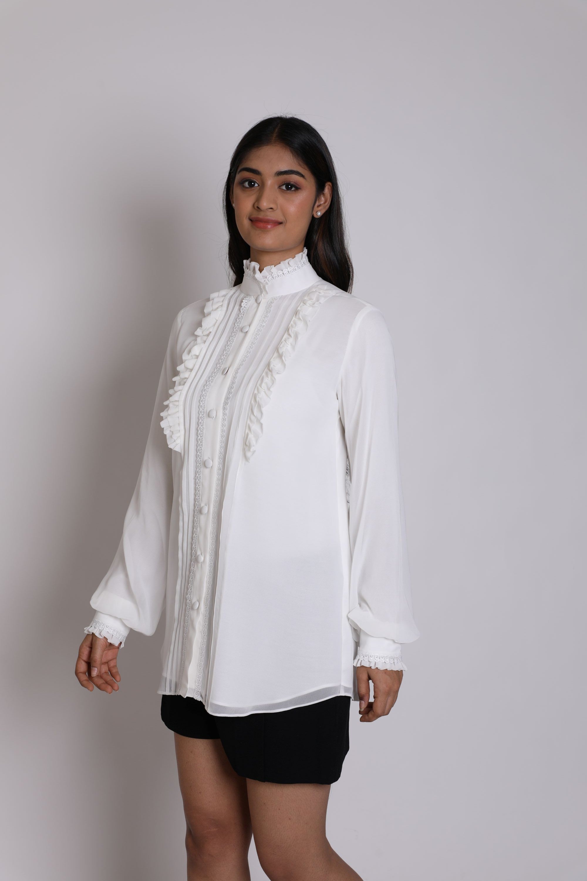 Vintage Ruffle Shirt