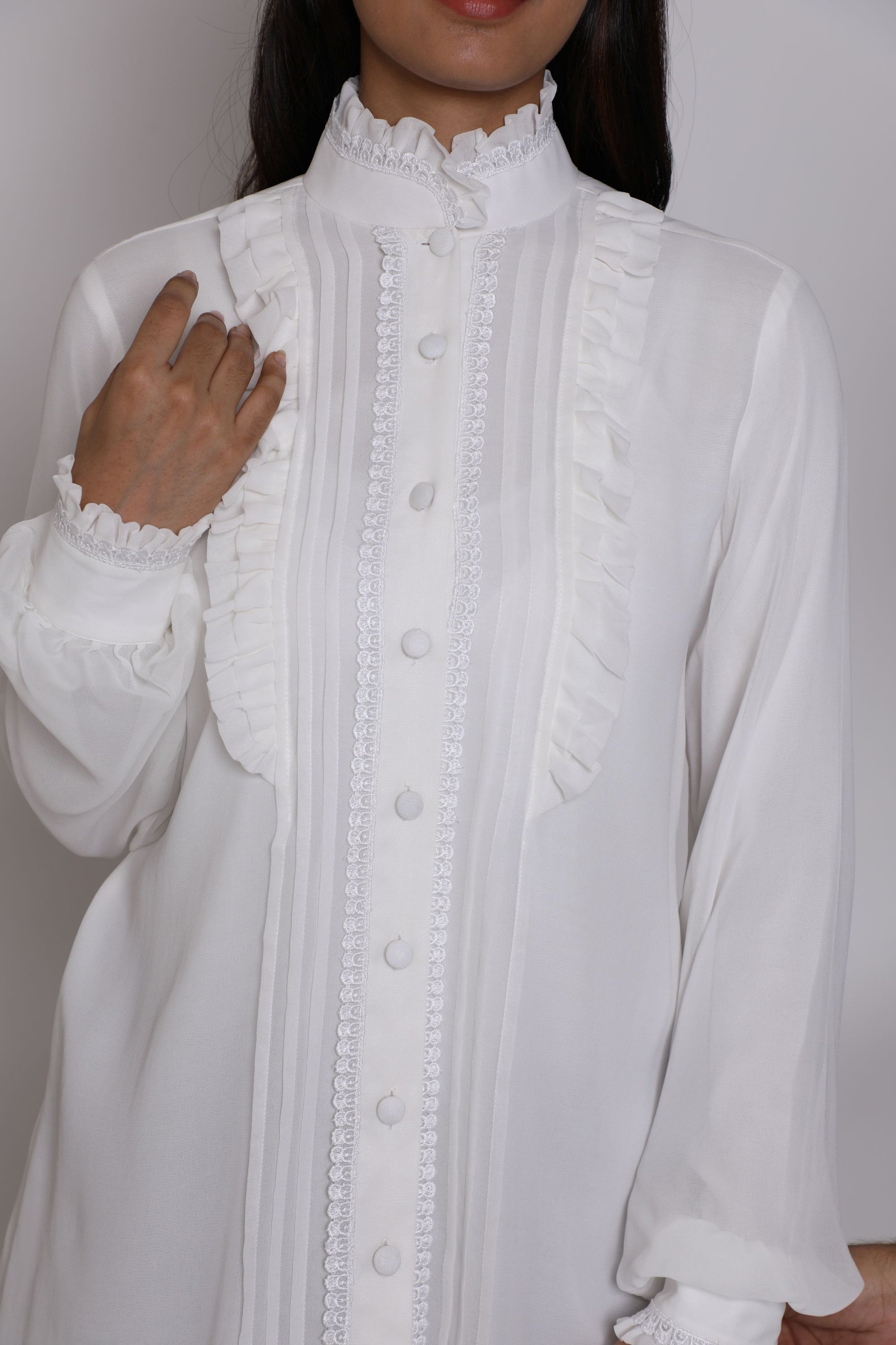 Vintage Ruffle Shirt